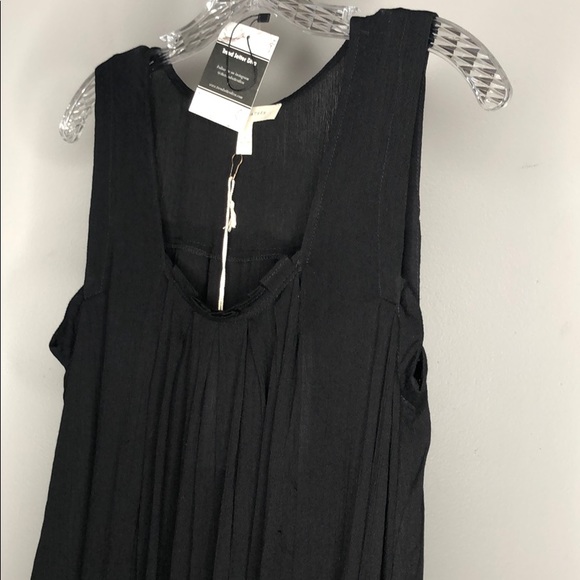 BLACK MIDI DRESS - Picture 6 of 10
